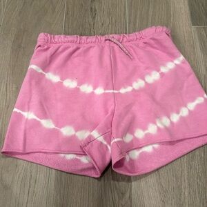 More Than Magic Girls Pink And White Tie-Dye Shorts Size L